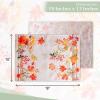 imageMaison d Hermine Placemat 100 Cotton Decorative Placemats Washable Cloth Placemats Home Wedding Restaurant Party ampamp Camping Potiron  ThanksgivingChristmas Set of 408  Amarante