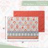 imageMaison d Hermine Placemat 100 Cotton Decorative Placemats Washable Cloth Placemats Home Wedding Restaurant Party ampamp Camping Potiron  ThanksgivingChristmas Set of 411  Romane
