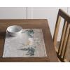 imageMaison d Hermine Placemat 100 Cotton Decorative Placemats Washable Cloth Placemats Home Wedding Restaurant Party ampamp Camping Potiron  ThanksgivingChristmas Set of 402  Deer in the Woods