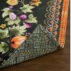 imageMaison d Hermine Placemat 100 Cotton Decorative Placemats Washable Cloth Placemats Home Wedding Restaurant Party ampamp Camping Potiron  ThanksgivingChristmas Set of 415  Pumpkin Garden  Dark Green