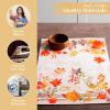imageMaison d Hermine Placemat 100 Cotton Decorative Placemats Washable Cloth Placemats Home Wedding Restaurant Party ampamp Camping Potiron  ThanksgivingChristmas Set of 408  Amarante
