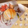 imageMaison d Hermine Placemat 100 Cotton Decorative Placemats Washable Cloth Placemats Home Wedding Restaurant Party ampamp Camping Potiron  ThanksgivingChristmas Set of 405  Potiron