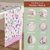 imageMaison dHermine Table Runner 100 Cotton Single Layer Easter Table Runners 72 inches Long Home Kitchen Dining Party ampamp Camping  Easter Decorations Spring ampamp Summer Printemps 1450quot x 72quot13  Chardon