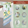 imageMaison dHermine Table Runner 100 Cotton Single Layer Easter Table Runners 72 inches Long Home Kitchen Dining Party ampamp Camping  Easter Decorations Spring ampamp Summer Printemps 1450quot x 72quot28  Citrus