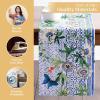 imageMaison dHermine Table Runner 100 Cotton Single Layer Easter Table Runners 72 inches Long Home Kitchen Dining Party ampamp Camping  Easter Decorations Spring ampamp Summer Printemps 1450quot x 72quot26  Passiflora