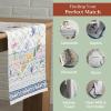 imageMaison dHermine Table Runner 100 Cotton Single Layer Easter Table Runners 72 inches Long Home Kitchen Dining Party ampamp Camping  Easter Decorations Spring ampamp Summer Printemps 1450quot x 72quot05  Faience