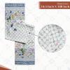 imageMaison dHermine Table Runner 100 Cotton Single Layer Easter Table Runners 72 inches Long Home Kitchen Dining Party ampamp Camping  Easter Decorations Spring ampamp Summer Printemps 1450quot x 72quot05  Faience