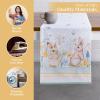 imageMaison dHermine Table Runner 100 Cotton Single Layer Easter Table Runners 72 inches Long Home Kitchen Dining Party ampamp Camping  Easter Decorations Spring ampamp Summer Printemps 1450quot x 72quot15  Easter Dew