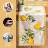 imageMaison dHermine Table Runner 100 Cotton Single Layer Easter Table Runners 72 inches Long Home Kitchen Dining Party ampamp Camping  Easter Decorations Spring ampamp Summer Printemps 1450quot x 72quot01  Limoncello