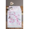 imageMaison dHermine Table Runner 100 Cotton Single Layer Easter Table Runners 72 inches Long Home Kitchen Dining Party ampamp Camping  Easter Decorations Spring ampamp Summer Printemps 1450quot x 72quot08  Blossoms in Spring