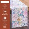 imageMaison dHermine Table Runner 100 Cotton Single Layer Easter Table Runners 72 inches Long Home Kitchen Dining Party ampamp Camping  Easter Decorations Spring ampamp Summer Printemps 1450quot x 72quot22  Floral Love