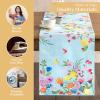 imageMaison dHermine Table Runner 100 Cotton Single Layer Easter Table Runners 72 inches Long Home Kitchen Dining Party ampamp Camping  Easter Decorations Spring ampamp Summer Printemps 1450quot x 72quot27  Jardin Dete  Mint