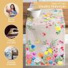 imageMaison dHermine Table Runner 100 Cotton Single Layer Easter Table Runners 72 inches Long Home Kitchen Dining Party ampamp Camping  Easter Decorations Spring ampamp Summer Printemps 1450quot x 72quot25  Jardin Dete  Fog
