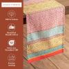 imageMaison dHermine Table Runner 100 Cotton Single Layer Easter Table Runners 72 inches Long Home Kitchen Dining Party ampamp Camping  Easter Decorations Spring ampamp Summer Printemps 1450quot x 72quot06  Provence