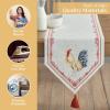 imageMaison dHermine Table Runner 100 Cotton Single Layer Easter Table Runners 72 inches Long Home Kitchen Dining Party ampamp Camping  Easter Decorations Spring ampamp Summer Printemps 1450quot x 72quot23  Campagne