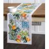 imageMaison dHermine Table Runner 100 Cotton Single Layer Easter Table Runners 72 inches Long Home Kitchen Dining Party ampamp Camping  Easter Decorations Spring ampamp Summer Printemps 1450quot x 72quot16  Agrume