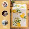 imageMaison dHermine Table Runner 100 Cotton Single Layer Easter Table Runners 72 inches Long Home Kitchen Dining Party ampamp Camping  Easter Decorations Spring ampamp Summer Printemps 1450quot x 72quot01  Limoncello