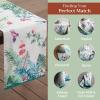imageMaison dHermine Table Runner 100 Cotton Single Layer Easter Table Runners 72 inches Long Home Kitchen Dining Party ampamp Camping  Easter Decorations Spring ampamp Summer Printemps 1450quot x 72quot20  Tropiques