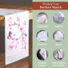imageMaison dHermine Table Runner 100 Cotton Single Layer Easter Table Runners 72 inches Long Home Kitchen Dining Party ampamp Camping  Easter Decorations Spring ampamp Summer Printemps 1450quot x 72quot08  Blossoms in Spring