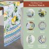 imageMaison dHermine Table Runner 100 Cotton Single Layer Easter Table Runners 72 inches Long Home Kitchen Dining Party ampamp Camping  Easter Decorations Spring ampamp Summer Printemps 1450quot x 72quot28  Citrus