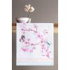 imageMaison dHermine Table Runner 100 Cotton Single Layer Easter Table Runners 72 inches Long Home Kitchen Dining Party ampamp Camping  Easter Decorations Spring ampamp Summer Printemps 1450quot x 72quot08  Blossoms in Spring