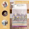 imageMaison dHermine Table Runner 100 Cotton Single Layer Easter Table Runners 72 inches Long Home Kitchen Dining Party ampamp Camping  Easter Decorations Spring ampamp Summer Printemps 1450quot x 72quot18  Fanny Lavender