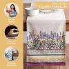 imageMaison dHermine Table Runner 100 Cotton Single Layer Easter Table Runners 72 inches Long Home Kitchen Dining Party ampamp Camping  Easter Decorations Spring ampamp Summer Printemps 1450quot x 72quot18  Fanny Lavender