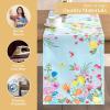 imageMaison dHermine Table Runner 100 Cotton Single Layer Easter Table Runners 72 inches Long Home Kitchen Dining Party ampamp Camping  Easter Decorations Spring ampamp Summer Printemps 1450quot x 72quot27  Jardin Dete  Mint
