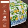 imageMaison dHermine Table Runner 100 Cotton Single Layer Easter Table Runners 72 inches Long Home Kitchen Dining Party ampamp Camping  Easter Decorations Spring ampamp Summer Printemps 1450quot x 72quot11  Cedrat
