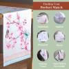 imageMaison dHermine Table Runner 100 Cotton Single Layer Easter Table Runners 72 inches Long Home Kitchen Dining Party ampamp Camping  Easter Decorations Spring ampamp Summer Printemps 1450quot x 72quot08  Blossoms in Spring