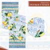 imageMaison dHermine Table Runner 100 Cotton Single Layer Easter Table Runners 72 inches Long Home Kitchen Dining Party ampamp Camping  Easter Decorations Spring ampamp Summer Printemps 1450quot x 72quot28  Citrus