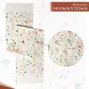 imageMaison dHermine Table Runner 100 Cotton Single Layer Easter Table Runners 72 inches Long Home Kitchen Dining Party ampamp Camping  Easter Decorations Spring ampamp Summer Printemps 1450quot x 72quot03  Colmar