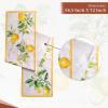 imageMaison dHermine Table Runner 100 Cotton Single Layer Easter Table Runners 72 inches Long Home Kitchen Dining Party ampamp Camping  Easter Decorations Spring ampamp Summer Printemps 1450quot x 72quot01  Limoncello