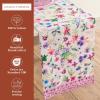 imageMaison dHermine Table Runner 100 Cotton Single Layer Easter Table Runners 72 inches Long Home Kitchen Dining Party ampamp Camping  Easter Decorations Spring ampamp Summer Printemps 1450quot x 72quot13  Chardon