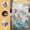imageMaison dHermine Table Runner 100 Cotton Single Layer Easter Table Runners 72 inches Long Home Kitchen Dining Party ampamp Camping  Easter Decorations Spring ampamp Summer Printemps 1450quot x 72quot20  Tropiques