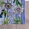 imageMaison dHermine Table Runner 100 Cotton Single Layer Easter Table Runners 72 inches Long Home Kitchen Dining Party ampamp Camping  Easter Decorations Spring ampamp Summer Printemps 1450quot x 72quot26  Passiflora