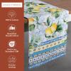 imageMaison dHermine Table Runner 100 Cotton Single Layer Easter Table Runners 72 inches Long Home Kitchen Dining Party ampamp Camping  Easter Decorations Spring ampamp Summer Printemps 1450quot x 72quot28  Citrus
