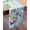 imageMaison dHermine Table Runner 100 Cotton Single Layer Easter Table Runners 72 inches Long Home Kitchen Dining Party ampamp Camping  Easter Decorations Spring ampamp Summer Printemps 1450quot x 72quot26  Passiflora