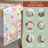 imageMaison dHermine Table Runner 100 Cotton Single Layer Easter Table Runners 72 inches Long Home Kitchen Dining Party ampamp Camping  Easter Decorations Spring ampamp Summer Printemps 1450quot x 72quot25  Jardin Dete  Fog