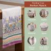 imageMaison dHermine Table Runner 100 Cotton Single Layer Easter Table Runners 72 inches Long Home Kitchen Dining Party ampamp Camping  Easter Decorations Spring ampamp Summer Printemps 1450quot x 72quot18  Fanny Lavender