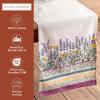 imageMaison dHermine Table Runner 100 Cotton Single Layer Easter Table Runners 72 inches Long Home Kitchen Dining Party ampamp Camping  Easter Decorations Spring ampamp Summer Printemps 1450quot x 72quot18  Fanny Lavender