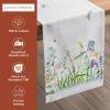imageMaison dHermine Table Runner 100 Cotton Single Layer Easter Table Runners 72 inches Long Home Kitchen Dining Party ampamp Camping  Easter Decorations Spring ampamp Summer Printemps 1450quot x 72quot07  Fleurs De Mai