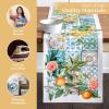 imageMaison dHermine Table Runner 100 Cotton Single Layer Easter Table Runners 72 inches Long Home Kitchen Dining Party ampamp Camping  Easter Decorations Spring ampamp Summer Printemps 1450quot x 72quot16  Agrume
