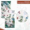imageMaison dHermine Table Runner 100 Cotton Single Layer Easter Table Runners 72 inches Long Home Kitchen Dining Party ampamp Camping  Easter Decorations Spring ampamp Summer Printemps 1450quot x 72quot20  Tropiques