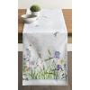 imageMaison dHermine Table Runner 100 Cotton Single Layer Easter Table Runners 72 inches Long Home Kitchen Dining Party ampamp Camping  Easter Decorations Spring ampamp Summer Printemps 1450quot x 72quot07  Fleurs De Mai