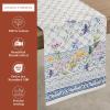 imageMaison dHermine Table Runner 100 Cotton Single Layer Easter Table Runners 72 inches Long Home Kitchen Dining Party ampamp Camping  Easter Decorations Spring ampamp Summer Printemps 1450quot x 72quot05  Faience