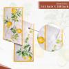 imageMaison dHermine Table Runner 100 Cotton Single Layer Easter Table Runners 72 inches Long Home Kitchen Dining Party ampamp Camping  Easter Decorations Spring ampamp Summer Printemps 1450quot x 72quot01  Limoncello