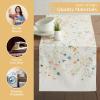 imageMaison dHermine Table Runner 100 Cotton Single Layer Easter Table Runners 72 inches Long Home Kitchen Dining Party ampamp Camping  Easter Decorations Spring ampamp Summer Printemps 1450quot x 72quot03  Colmar