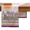 imageMaison dHermine Table Runner 100 Cotton Single Layer Easter Table Runners 72 inches Long Home Kitchen Dining Party ampamp Camping  Easter Decorations Spring ampamp Summer Printemps 1450quot x 72quot18  Fanny Lavender