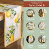imageMaison dHermine Table Runner 100 Cotton Single Layer Easter Table Runners 72 inches Long Home Kitchen Dining Party ampamp Camping  Easter Decorations Spring ampamp Summer Printemps 1450quot x 72quot01  Limoncello